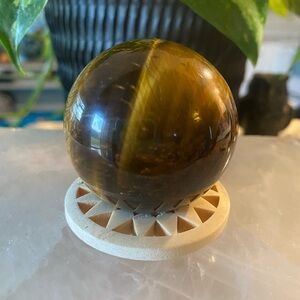 Tiger's Eye Crystal Sphere
